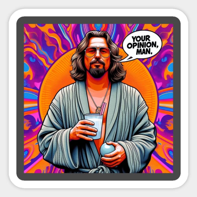 The Dude Sticker by Iceman_products